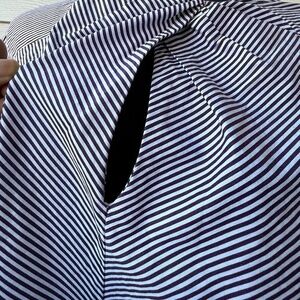 Lauren Ralph Lauren‎ Striped Bell Sleeve Top | Women’s XL | Blue White